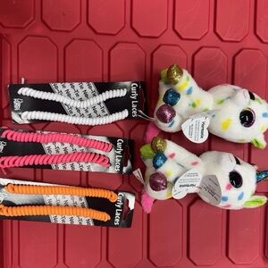 Ty Multicolored Unicorn Plush Pair